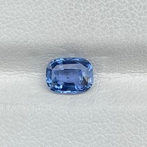 Natural Unheated Blue Sapphire 0.96 Cts Cushion Cut Loose Sri Lanka Gemstone - £312.71 GBP