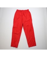 Vintage 70s Streetwear Womens 18 Distressed Blank Flared Pants Red Cotto... - $833.10 MXN