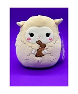 Squishmallows Easter Sophie The Lamb 8&quot; Plush With Chocolate Bunny 2024 ... - $23.13