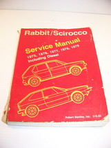 1975 76 77 78 79 Volkswagen Rabbit Scirocco Service Manual Inc. Diesel - $35.98