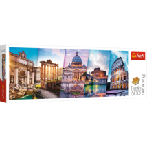 Trefl Panorama 500 Piece Jigsaw Puzzles, Traveling to Italy, Iconic Monuments - $20.99