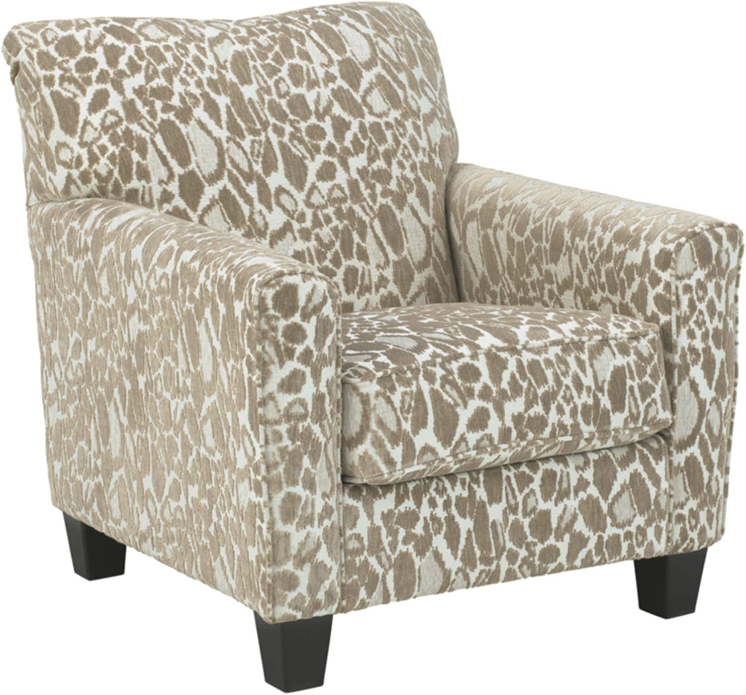 Signature Design by Ashley Dovemont Animal Printed Accent Chair, Beige - $637.99