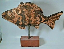ANTIQUE FOLK ART FISH WEATHER VANE - £126.53 GBP