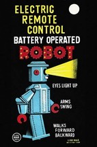 Electric Remote Control Battery Operated Robot - Art Print - £17.22 GBP+