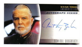 Star Trek Insurrection Movie Anthony Zerbe Autograph Card A10 Skybox 199... - £18.95 GBP