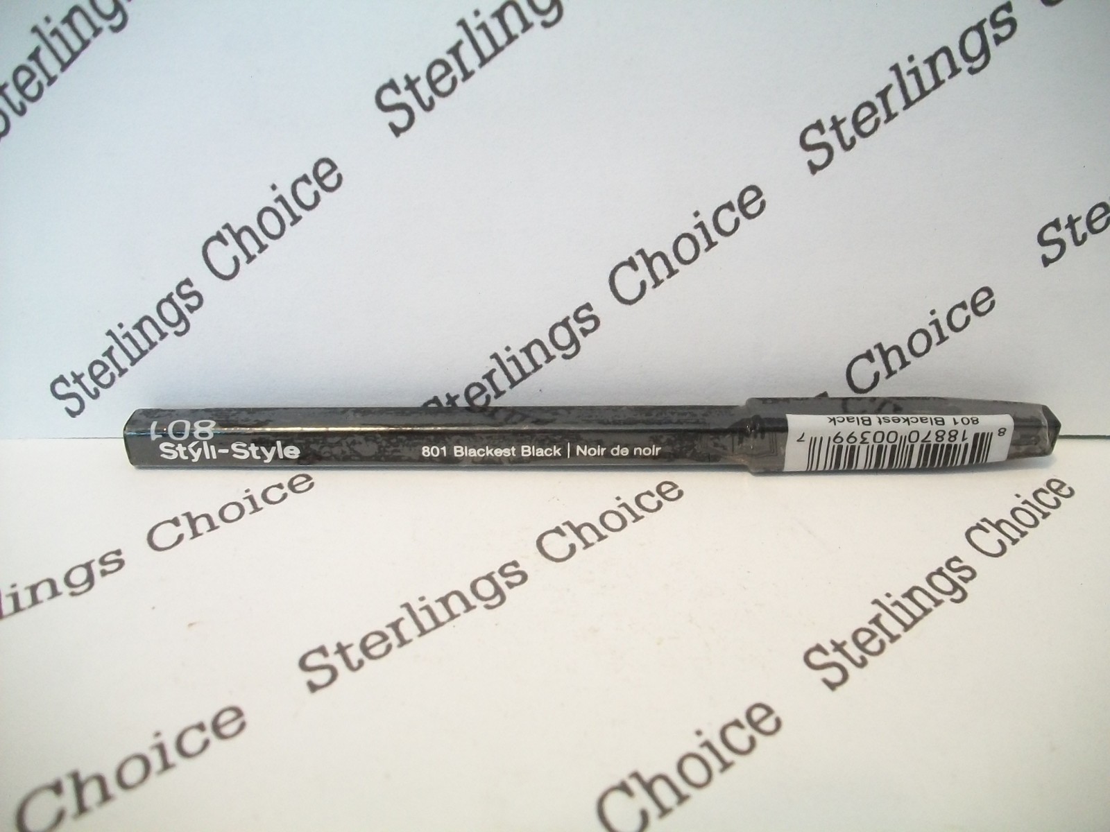 Styli Style Line &amp; Blend Eyeliner #801 Blackest Black - $19.74