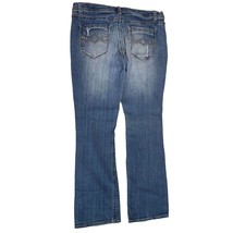 Mudd Juniors Size 11 Flare Leg Embellished From Pockets Jeans Distressed - £11.89 GBP