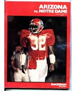 Arizona vs. Notre Dame NCAA-1980 College Football Program - £29.64 GBP