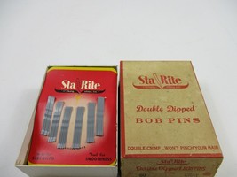 Vintage Sta-Rite Double Dipped Bobby Bob Pins 330 count very early 1920-30s rare - £42.72 GBP
