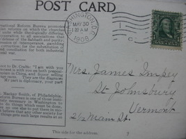 Vintage Post Card of “Reform Bureau’s Building, adjoining Library of Congress, W - £1,960.25 GBP