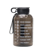 2.2l Water Bottle With Straw Time Marker Water Bottle For Fitness Outdoo... - £27.85 GBP+