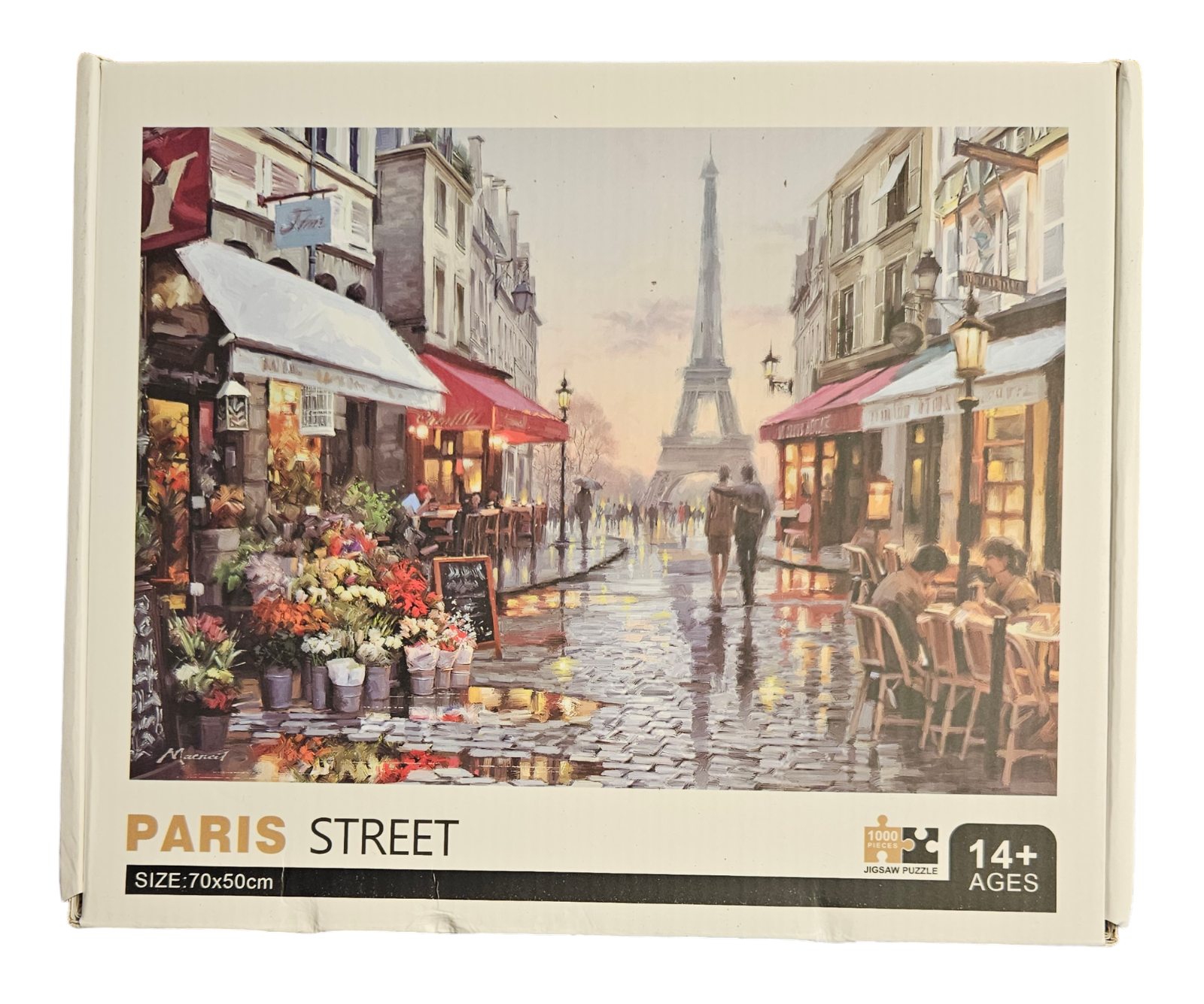 Primary image for Paris Streets 1000 Pc Jigsaw Puzzle - Made Once