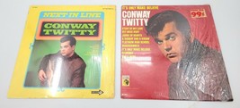 Vintage Conway Twitty Lot of Two LP Vinyl Record Album Bundle - £16.42 GBP