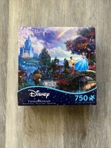 Thomas Kinkade Disney Cinderella Dancing In The Starlight 750 Piece Ceac... - $7.87