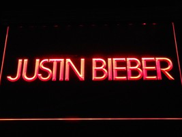 Justin Bieber Illuminated Led Neon Sign Hang Signs Wall, Home Decor Crafts Art - £20.39 GBP+
