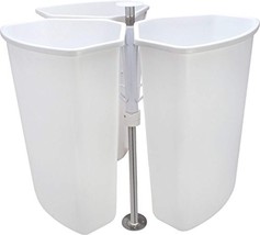 Hafele KV Rotating Corner Base Cabinet Recycling Trash Center with Three... - $500.95 CAD