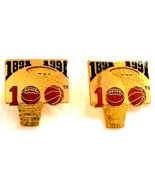 VTG NABC Basketball 100th Anniversary 1891–1991 Enamel Pins Lot 2 Sports... - $479.62 MXN