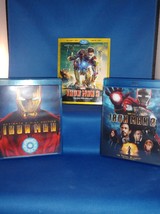 Robert Downey Jr Movies Ironman 1, 2 And 3 Blu-ray - £26.23 GBP