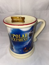 The Polar Express 3D &quot;BELIEVE &quot; Coffee Tea Hot Chocolate Cup Mug Warner Brothers - £8.50 GBP
