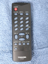 Toshiba CT-814 Remote Control - Genuine OEM - Tested - Works! Fast Ship! - £5.10 GBP