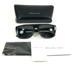 Michael Kors Sonnenbrille Mk 2159 Byron 300587 Schwarz Weiß Quadrat W / Gläser - $84.13