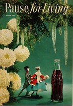 Coca Cola Pause for Living Magazine Winter 1957 Play a Plaid Note - £5.14 GBP