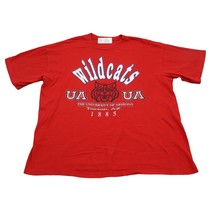 The University of Arizona Wildcats Shirt Men M Red Short Sleeve Graphic Print T - £15.51 GBP