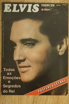Vintage Elvis Presley Souvenir Magazine Posters &amp; Letters Brazil in Portuguese - £14.01 GBP