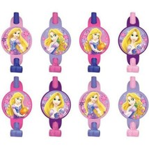 Disney Tangled Rapunzel Blow Outs Birthday Party Favors 8 Per Package NEW - £5.44 GBP