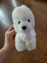 Vintage Russ Berrie Plush White Poodle Dog Stuffed Animal Toy Cheri 6&quot; - €7,48 EUR
