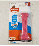 Nylabone PUPPY CHEW DENTAL PETITE PINK Chicken Flavor teething Puppy Chew - $17.20 CAD