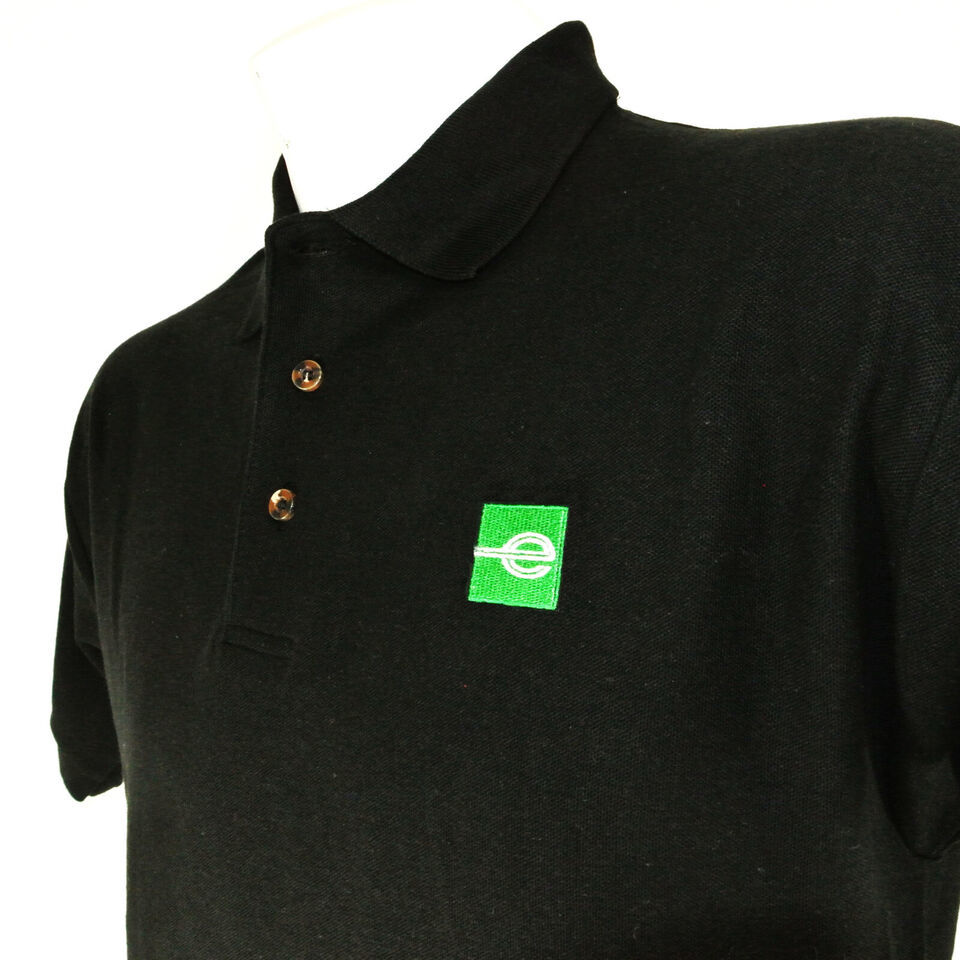 ENTERPRISE Rent A Car Employee Uniform Polo Shirt Black Size L Large NEW - $25.49