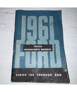1961 Ford Motor Company Division Truck Original Owner&#39;s Manual USA 3651-... - $23.14 CAD