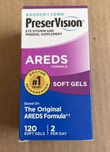 Bausch + Lomb PreserVision Areds Soft Gels 120 Softgels - £23.42 GBP