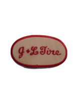 Vintage J &amp; L Tire Uniform 4.5&quot;x2.75&quot; Sew-on Patch - $18.69