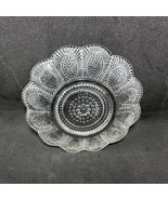 Hobnail Clear Indiana Glass Relish Tray Beaded Thousand Eyes serving sma... - $13.11 CAD
