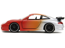 Porsche 911 GT3 RS Matt Orange and Silver Metallic &quot;Pink Slips&quot; Series 1/32 Diec - £16.11 GBP