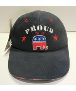 Baseball Cap Hat PROUD TO BE REPUBLICAN VOTE Unisex Adjustable  Made USA - €11,28 EUR