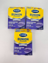 Dr Scholls Bunion Cushions Thin And Flexible Duragel 5 Cushions Per Pack Lot Of3 - $22.20