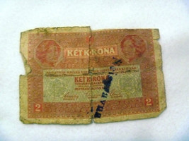Ket Korona 2 Krone Austria with stamp free shipping P5 - £3.00 GBP