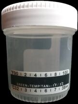 90ML Screwtop Specimen Collection Cup Container  Temp Strip - As Low As ... - $7.91+
