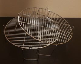 2x Nuwave Elite Pro Plus Oven Stainless Rack Grill Grate Reversable 1&quot; / 3&quot; Tall - £22.30 GBP