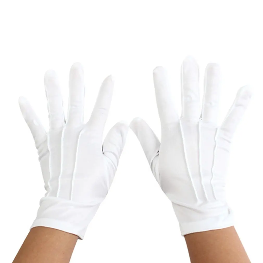 Es washable hands protection cotton white gloves for man and woman spring autumn winter thumb200