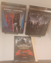 Batman V Superman (4K)+Justice League (4K)w/Slipcover + Movie Cards-NEW-Box S&amp;H - £27.20 GBP