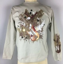 CRB Genuine Denim Long Sleeves  Cotton Stone Redwood Boy’s Shirt L (14-16) New - £11.86 GBP