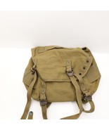 Vintage Military Canvas Field Pack Khaki OD Green Backpack WWII Style Ha... - $48.80 CAD