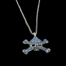 Vivienne Westwood Diamond Punk Rock Skull n&#39; Bones Necklace - $24.99