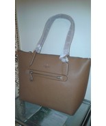 Coach saddle turnlock grosgrain leather zip top  tote and shopper - $230.00