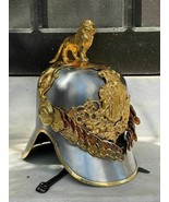 Medieval Royal Bavarian Hartschiere Lion Helmet Steel LARP German Cosplay Helmet - $1,849.09