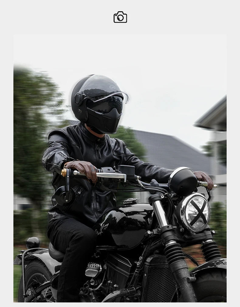 Motor Biker Motorcycle Face Motorcycle Helmet Double Lens Modular Helmets - $99.00